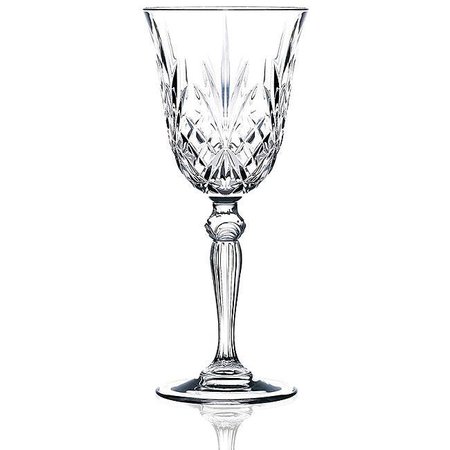 LORENZO IMPORT Lorenzo Import 238490 RCR Crystal Water Glass set of 6 238490